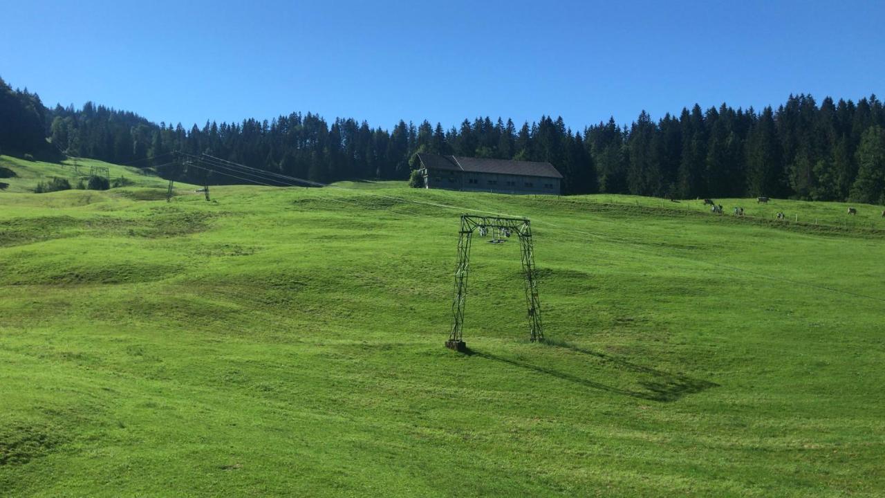 Kleine Ferienwohnung Am Rande Der Wildnis Sibratsgfäll Kültér fotó