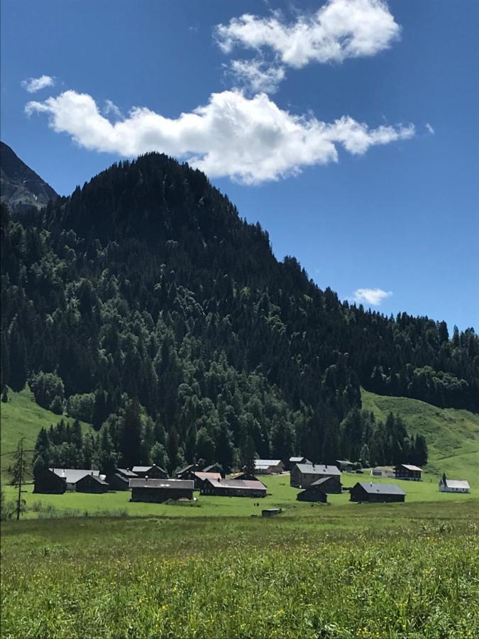 Kleine Ferienwohnung Am Rande Der Wildnis Sibratsgfäll Kültér fotó