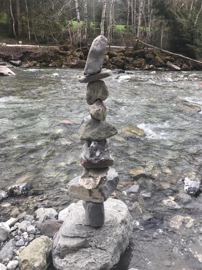 Kleine Ferienwohnung Am Rande Der Wildnis Sibratsgfäll Kültér fotó